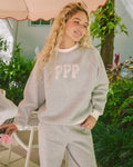 “Daydream” Classic Crewneck in Sky Grey