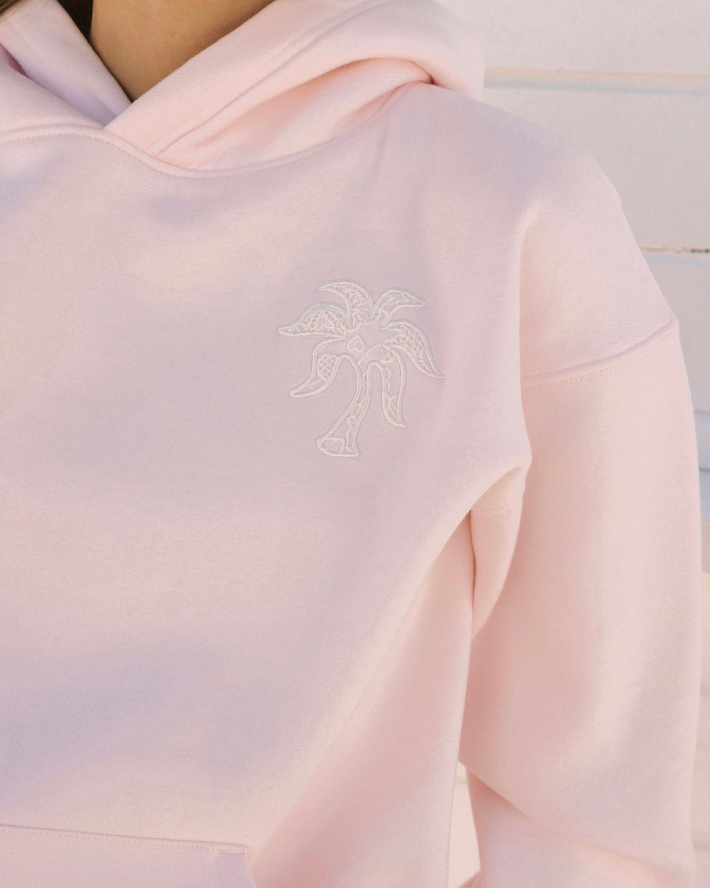 "Lacy" Hoodie in Angel Pink