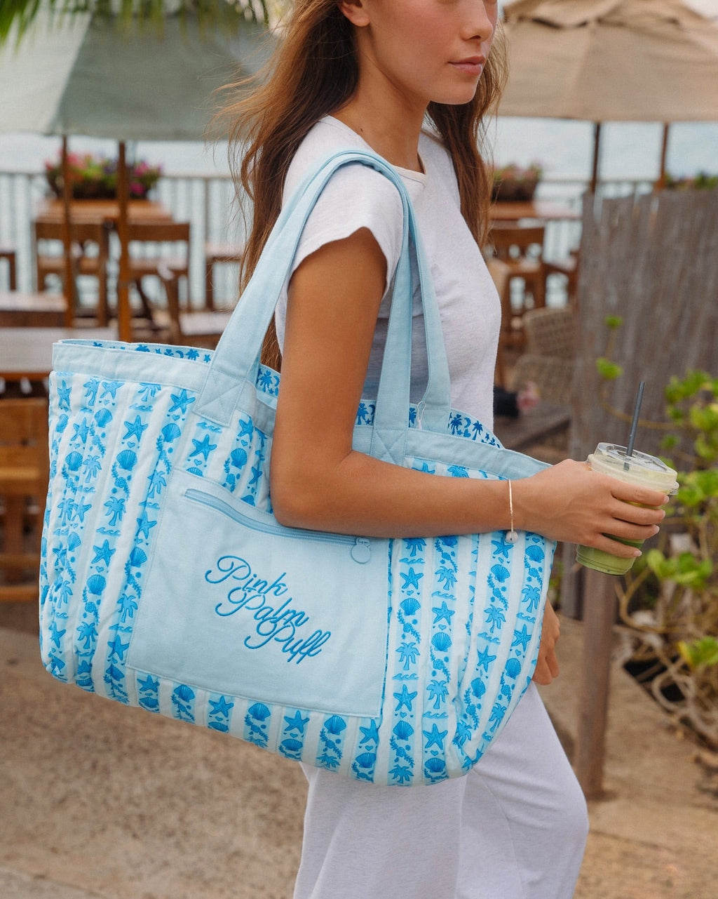 Couture Carryall in Seabreeze (Reversible)