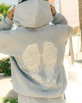 "Lacy" Hoodie in Sky Grey