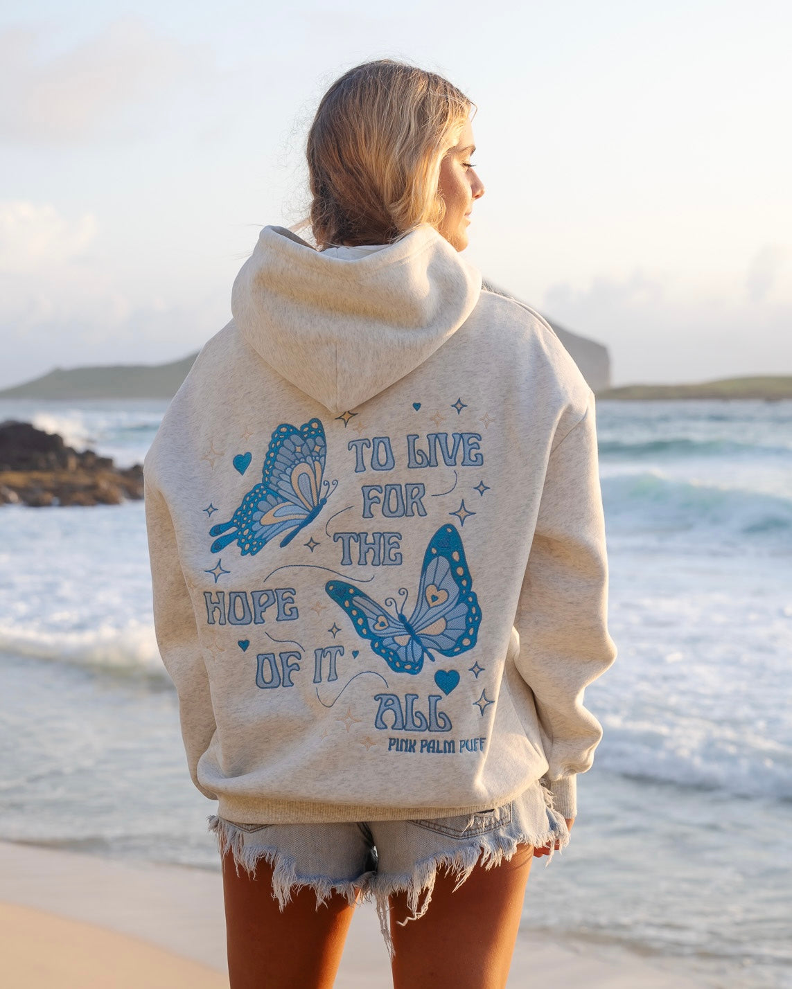"To Live For the Hope of it All" Hoodie in Heather